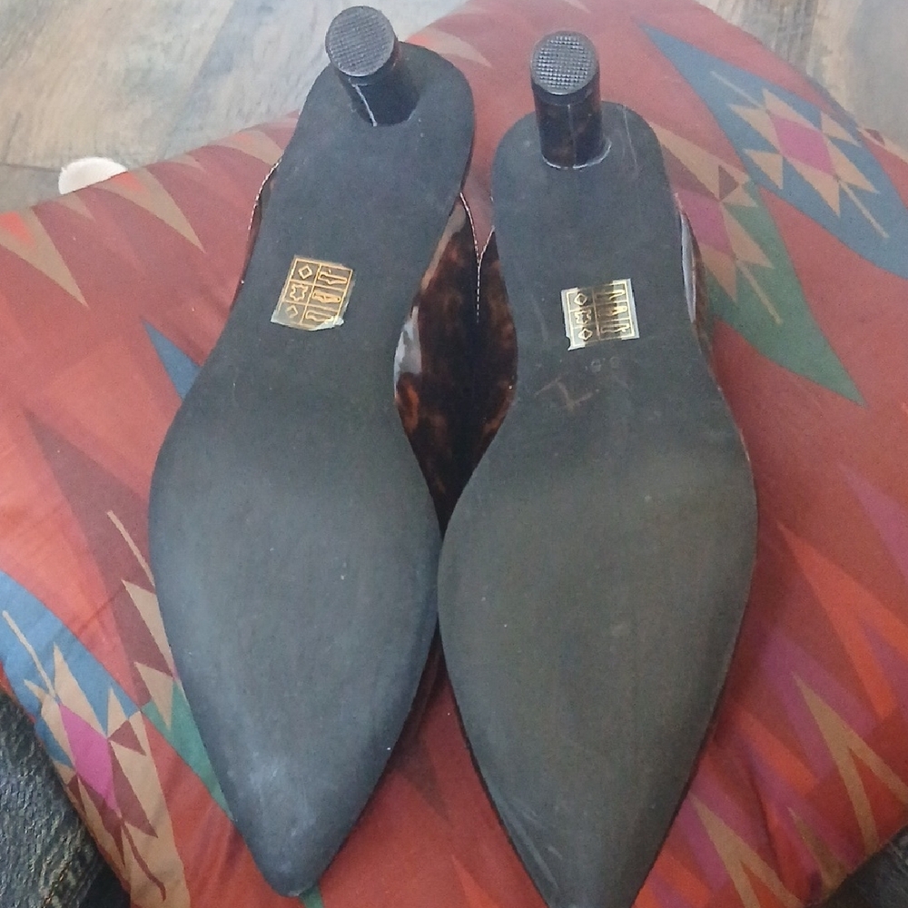 Jeffrey Campbell SALTAIRE Tortoiseshell Mules 8.5 - Picture 6 of 10